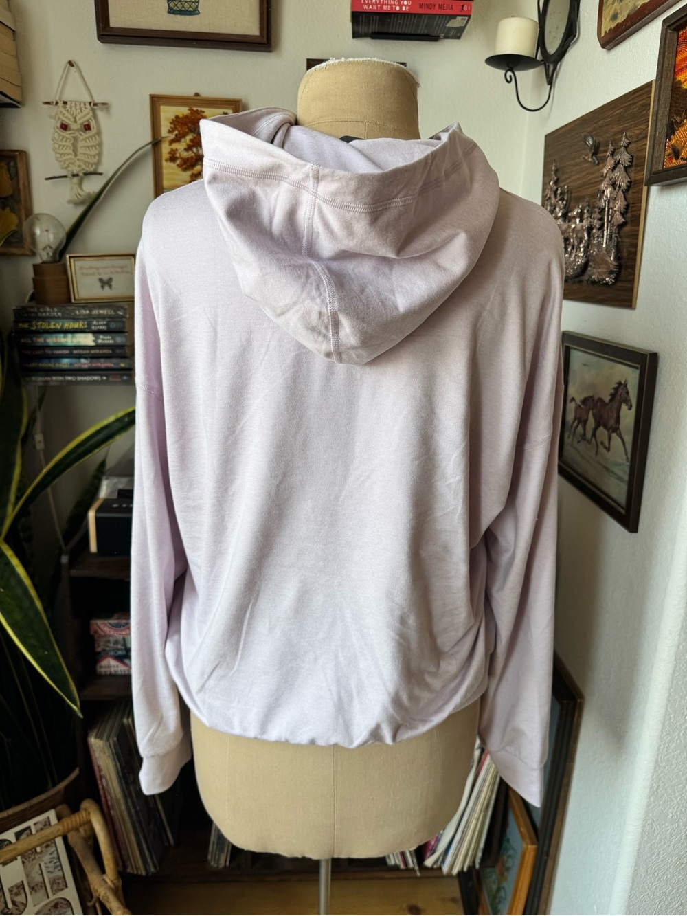Vuori Halo Modern Pullover Hoodie Pale Lavender Large - Picture 5 of 10